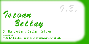 istvan bellay business card